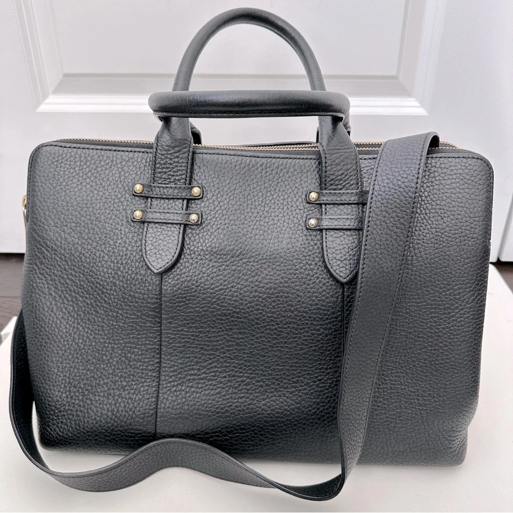 GiGi New York Black Satchel - Picture 5 of 12